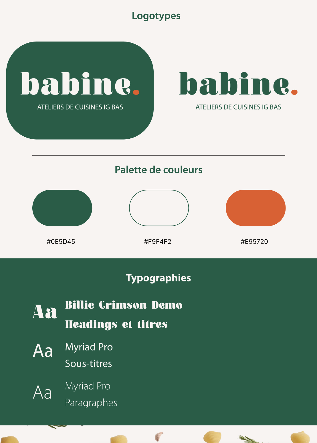 Identité graphique Babine