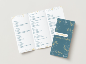 Flyer restaurants fin d'année